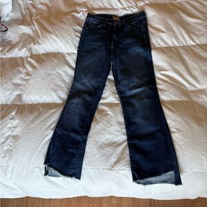 MOTHER Dark Indigo Flare Jeans